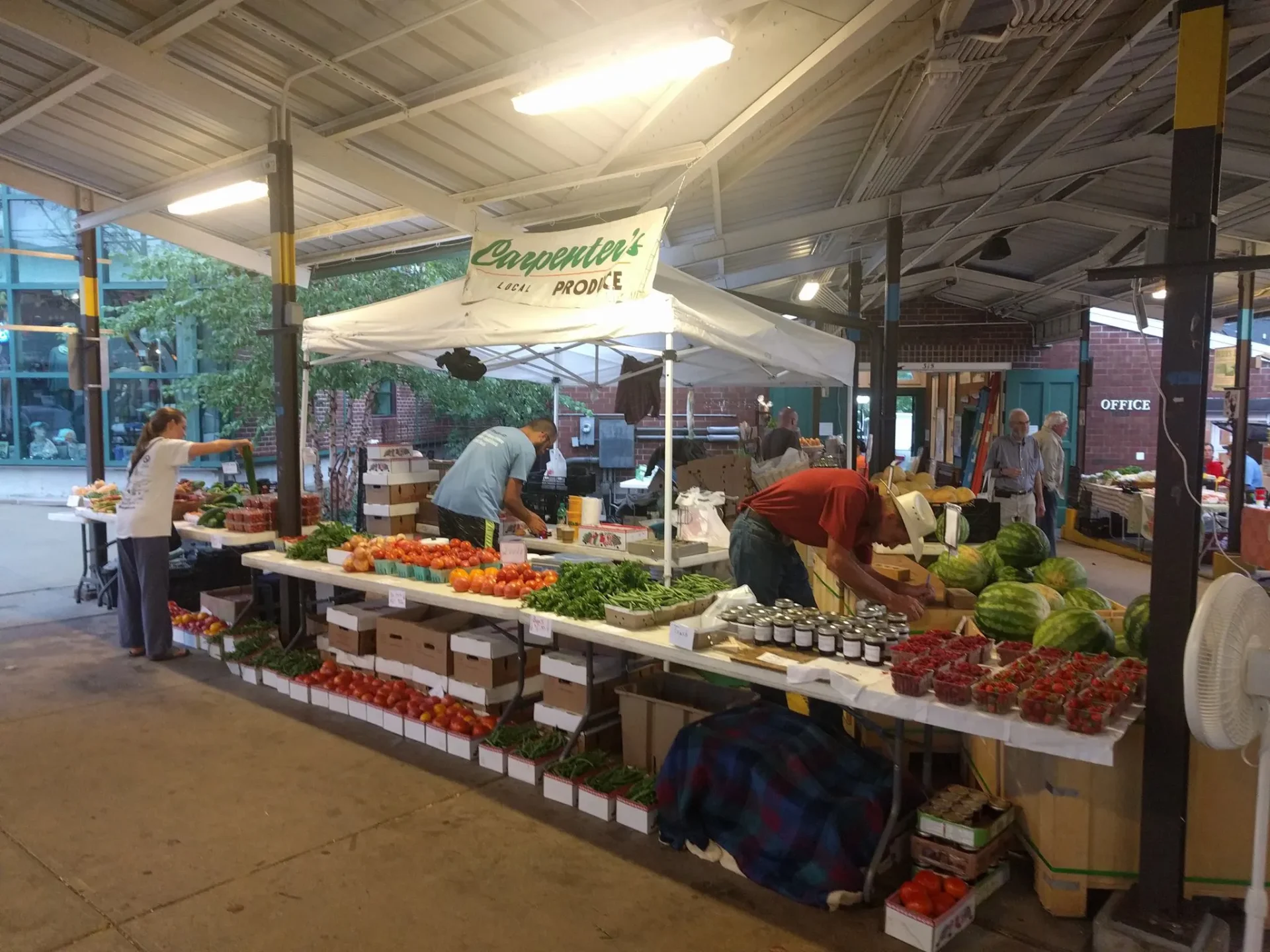 Fresh produce from Carpenter's farm market
